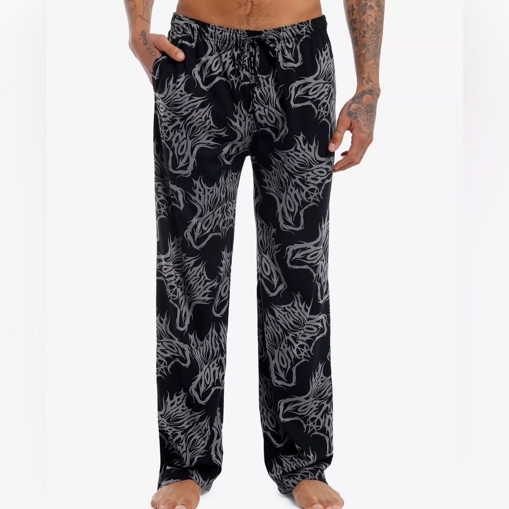 Unisex‎ Bring Me The Horizon Logo Pajama Pants Hot Topic